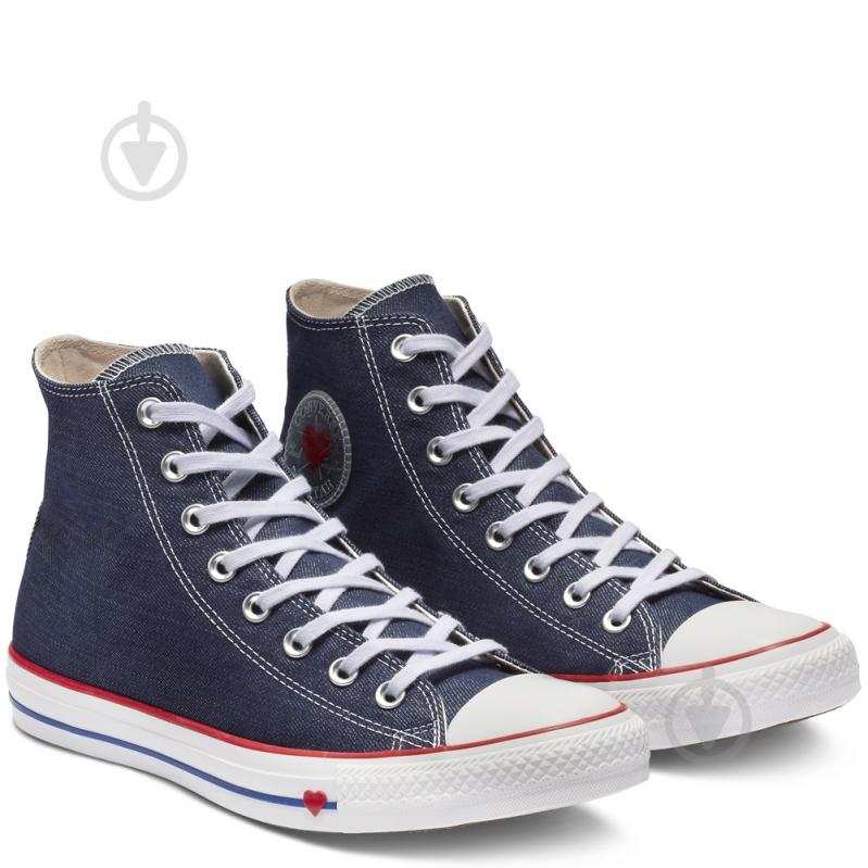 Кеды Converse CTAS HI 163303C р.38 синий - фото 3