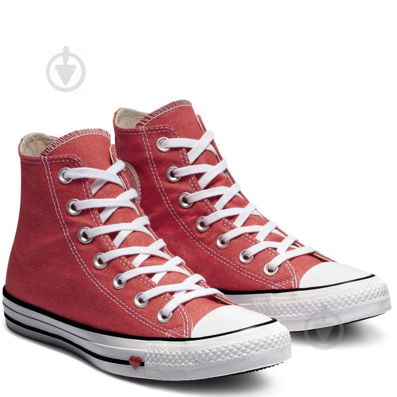 Кеди Converse CTAS HI 163305C р.36,5 червоний - фото 3