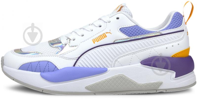 Кроссовки женские демисезонные Puma X-Ray? Square Iri Wmn s 37596502 р.35,5 бело-желтые - фото 1