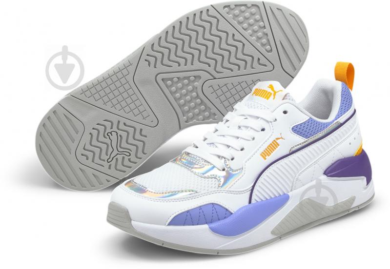 Кроссовки женские демисезонные Puma X-Ray? Square Iri Wmn s 37596502 р.35,5 бело-желтые - фото 2