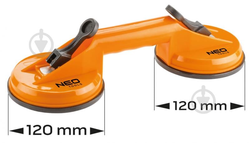 Присоска для стекла NEO tools двойная 80 кг 56-806 - фото 3