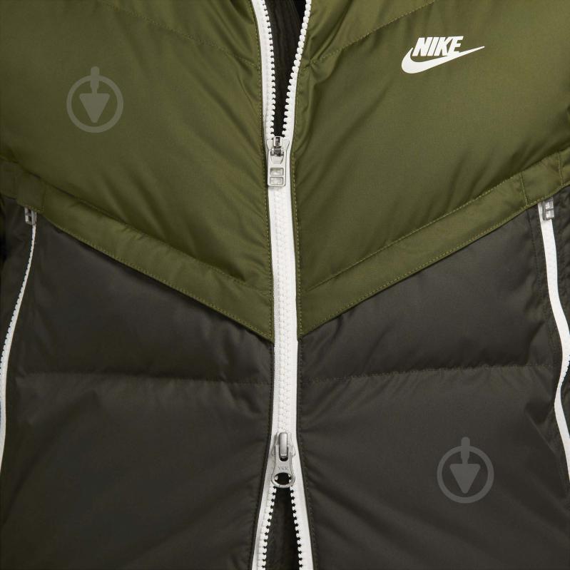 Куртка чоловіча Nike M NSW SF WINDRUNNER HD JKT DD6795-326 р.L зелена - фото 5