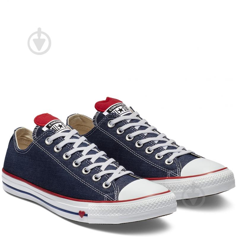 Кеды Converse CTAS OX 163308C р.37 синий - фото 1