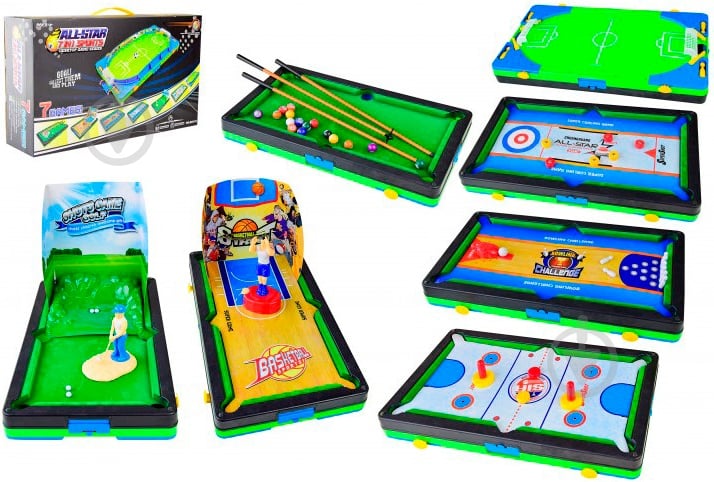 Игра настольная Shantou 7 в 1 B2112 - фото 9 Игра настольная Shantou 7 в 1 B2112 - фото 9