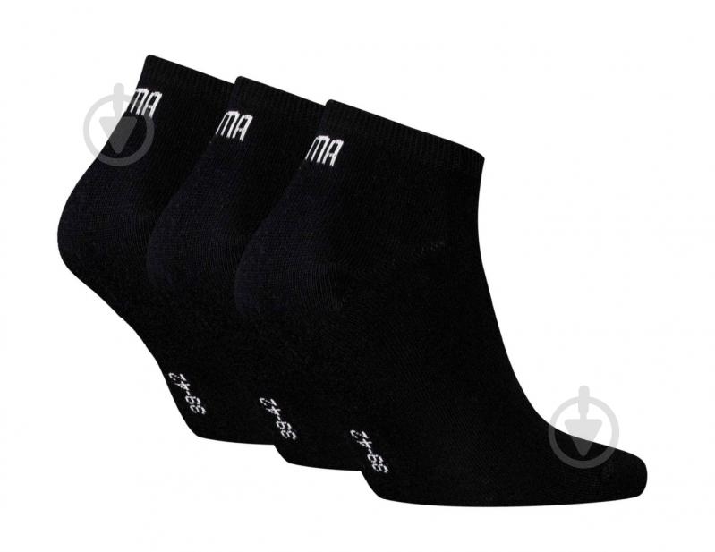 Носки Puma UNISEX SNEAKER PLAIN 3P 93862406 р.35-38 черный 3 шт. - фото 2