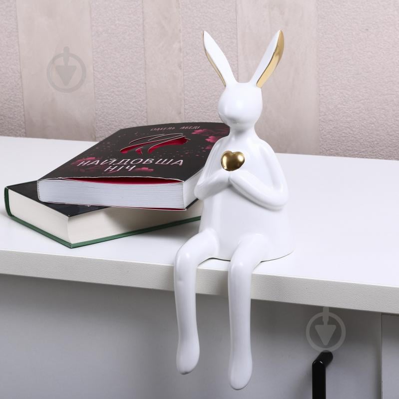 Статуетка Inari Rabbit 29х12х9,5 см білий - фото 4