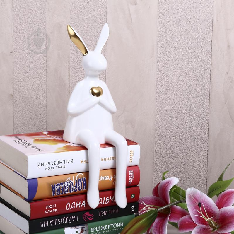 Статуетка Inari Rabbit 29х12х9,5 см білий - фото 3