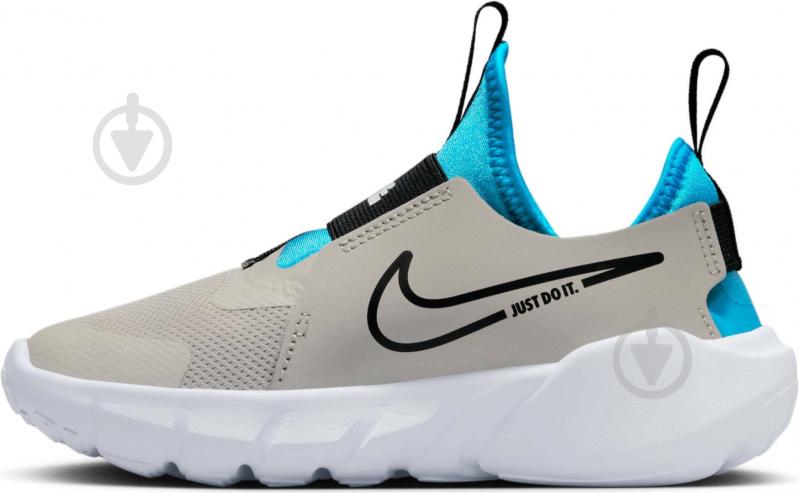 Кроссовки демисезонные Nike FLEX RUNNER 2 DJ6040-008 р.33,5 серые - фото 1 Кроссовки демисезонные Nike FLEX RUNNER 2 DJ6040-008 р.33,5 серые - фото 1