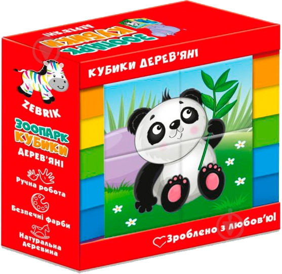 Кубики Vladi Toys Зоопарк ZB1001-02 - фото 2