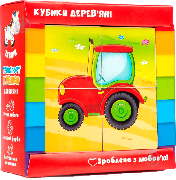 Кубики Vladi Toys Транспорт ZB1001-03 - фото 2