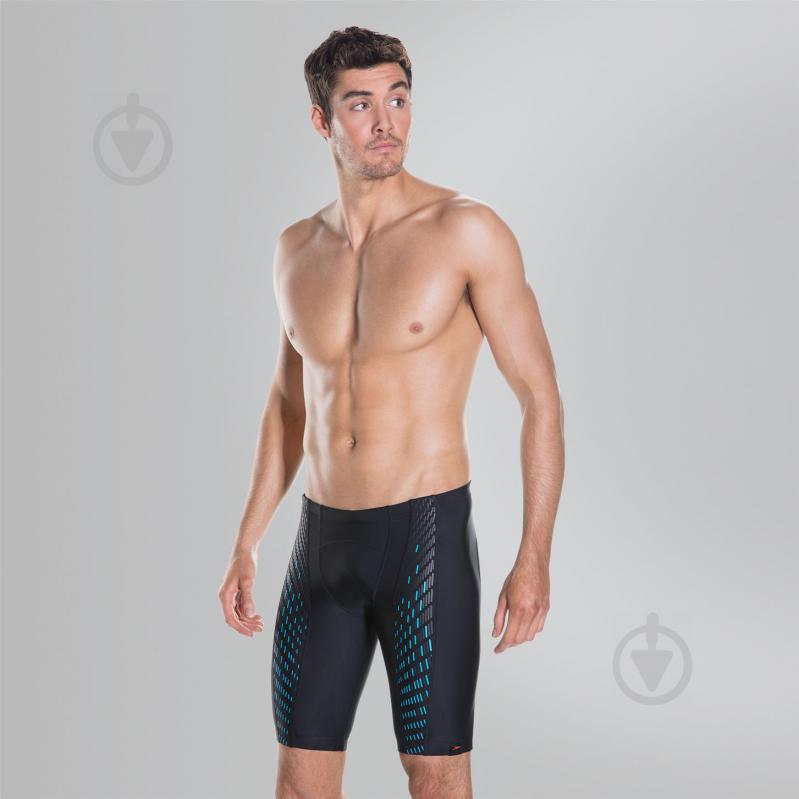 Плавки Speedo Speedo Fit PowerMesh Pro Jammer 8-11442A504 р.34 чорний - фото 2