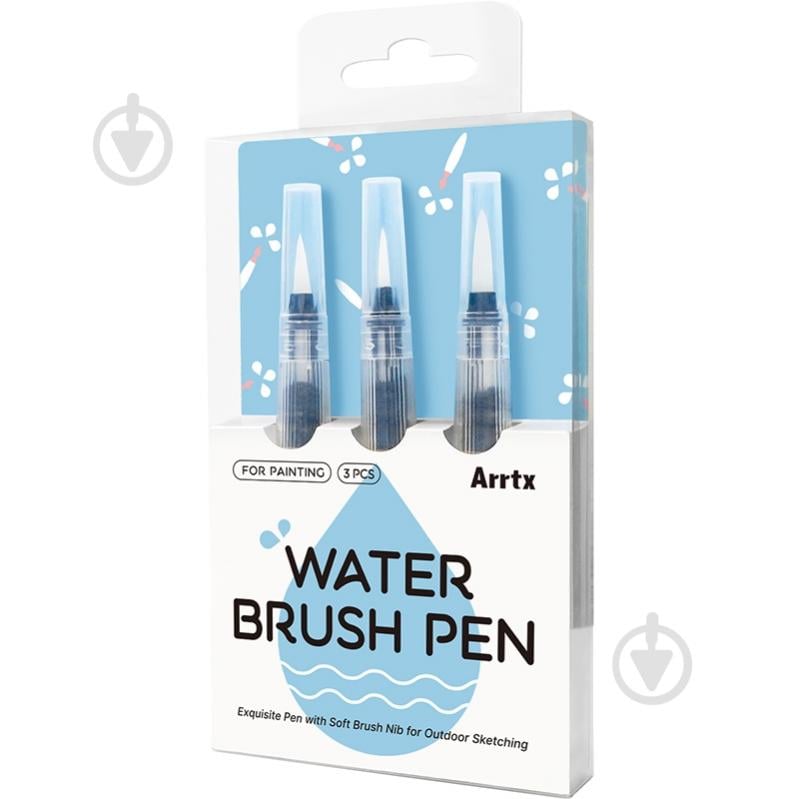 Кисть водяная Water brush 3 шт. Arrtx - фото 1