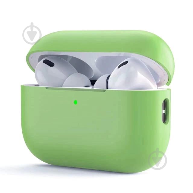 Чехол для наушников Armorstandart matcha green ARM64536 Silicone Case для Apple Airpods Pro 2 Matcha Green - фото 1