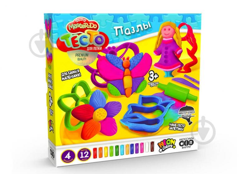 Набор теста для лепки Danko Toys Master Do Пазлы (укр) - фото 2 Набор теста для лепки Danko Toys Master Do Пазлы (укр) - фото 2
