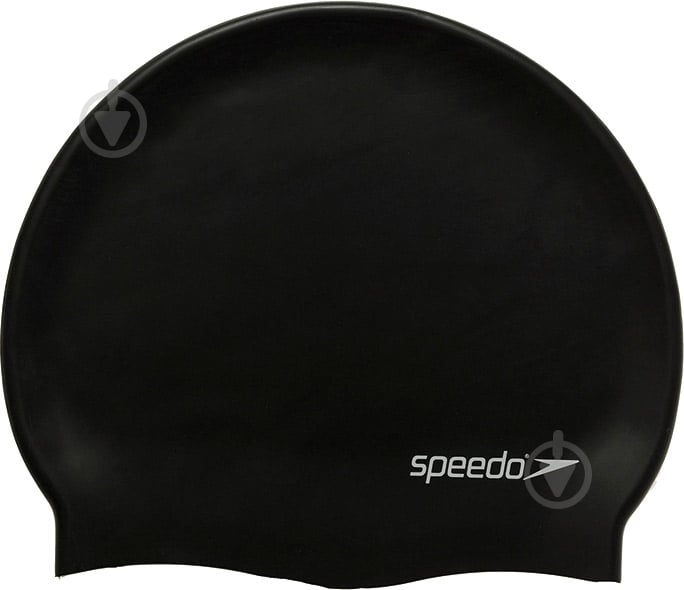 Шапочка для плавания Speedo Plain Flat Silicone Cap 8-709910001 one size черный - фото 1 Шапочка для плавания Speedo Plain Flat Silicone Cap 8-709910001 one size черный - фото 1