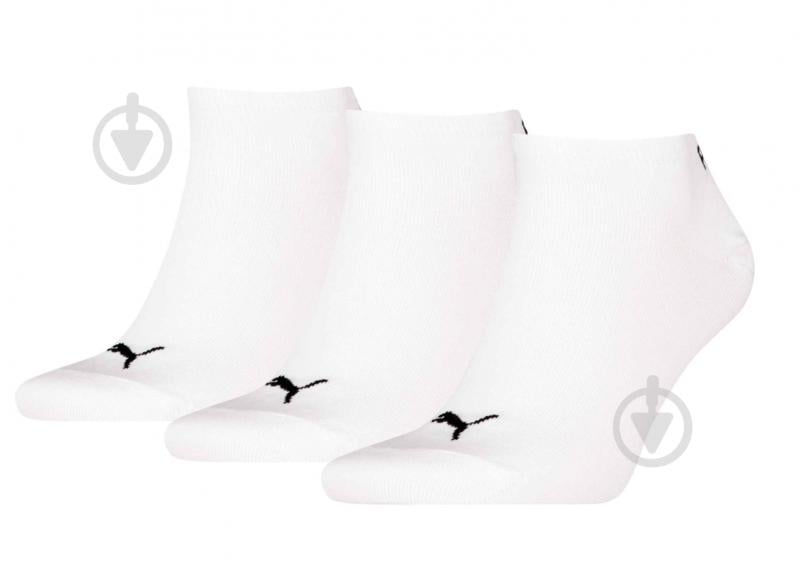 Шкарпетки Puma UNISEX SNEAKER PLAIN 3P 93862413 р.39-42 білий 3 шт. - фото 1 Шкарпетки Puma UNISEX SNEAKER PLAIN 3P 93862413 р.39-42 білий 3 шт. - фото 1