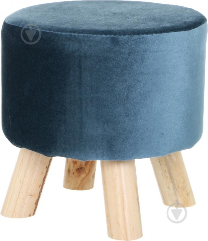 Пуф Наварра 30x30 см синий - фото 1 Пуф Наварра 30x30 см синий - фото 1