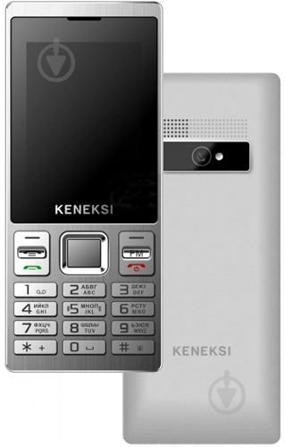 Мобильный телефон Keneksi X8 Dual Sim silver - фото 1