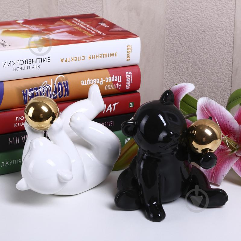 Статуэтка Inari Bear 14х11,5х16 см черный - фото 4