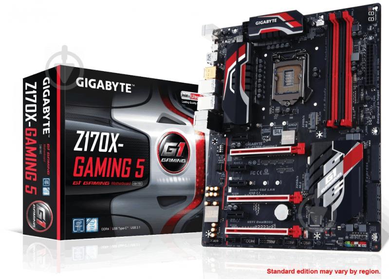 Материнская плата Gigabyte GA-Z170X-Gaming 5 (Socket 1151, Intel Z170, ATX) - фото 4