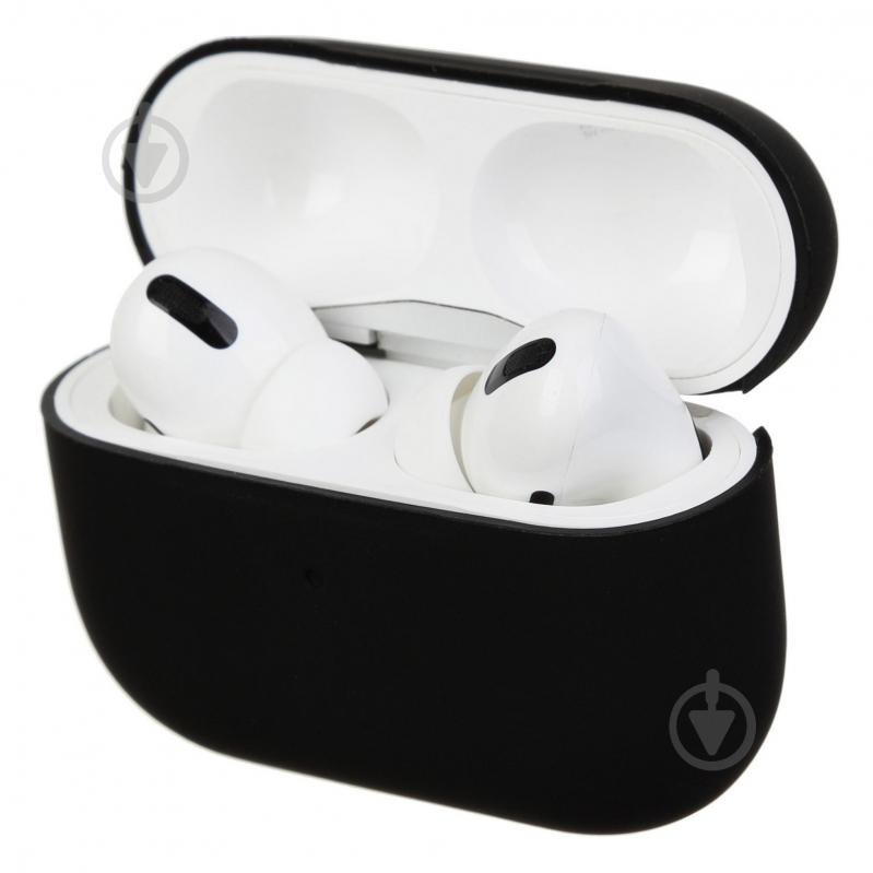 Чохол для навушників Armorstandart black ARM55920 Ultrathin Silicone Case для Apple AirPods Pro Black - фото 1