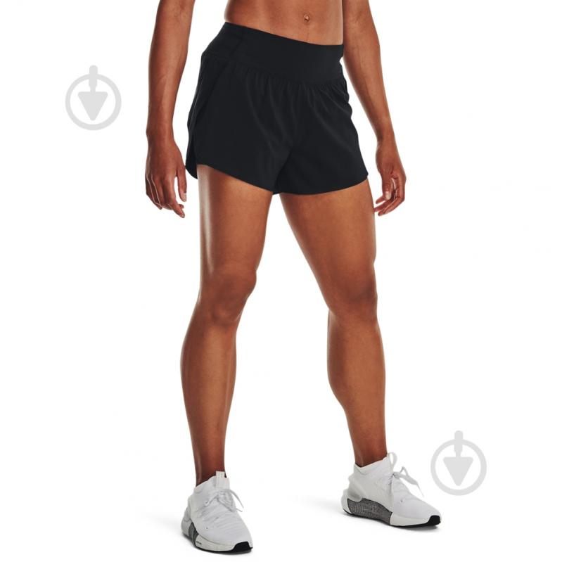 Шорты Under Armour Vanish 2-in-1 Shorts 1376936-001 р. M черный - фото 1