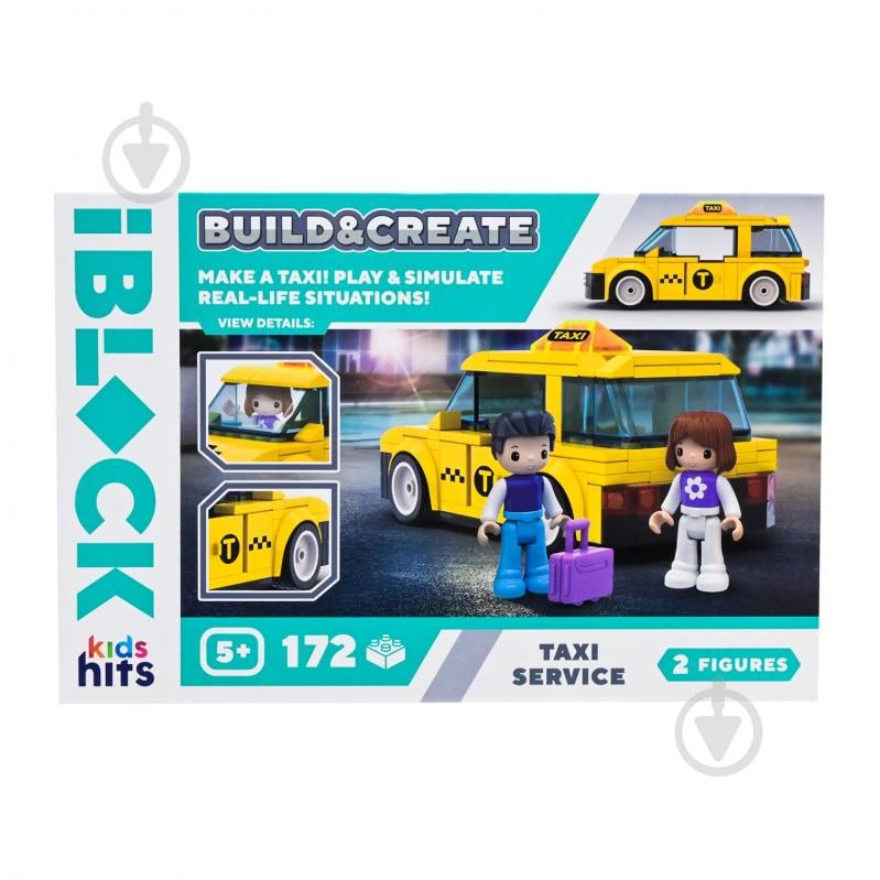 Игрушка-конструктор Shantou Kids hits IBLOCK JUNIOR Такси 172 дет. KH17/001/4 - фото 4