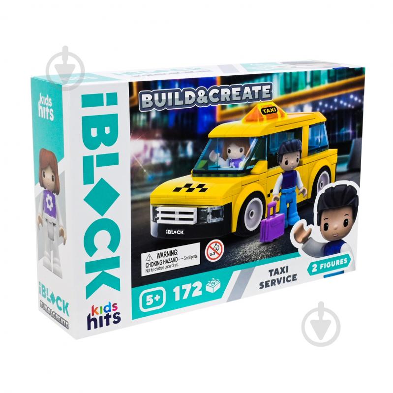 Игрушка-конструктор Shantou Kids hits IBLOCK JUNIOR Такси 172 дет. KH17/001/4 - фото 2