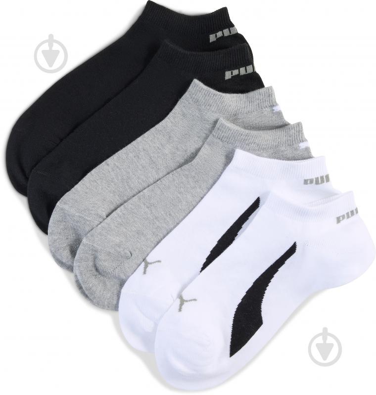 Носки Puma UNISEX LIFESTYLE SNEAKERS 3P 93862502 р.43-46 белый - фото 1