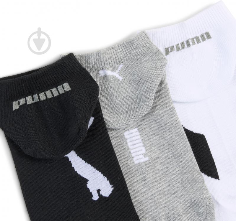 Носки Puma UNISEX LIFESTYLE SNEAKERS 3P 93862502 р.43-46 белый - фото 2