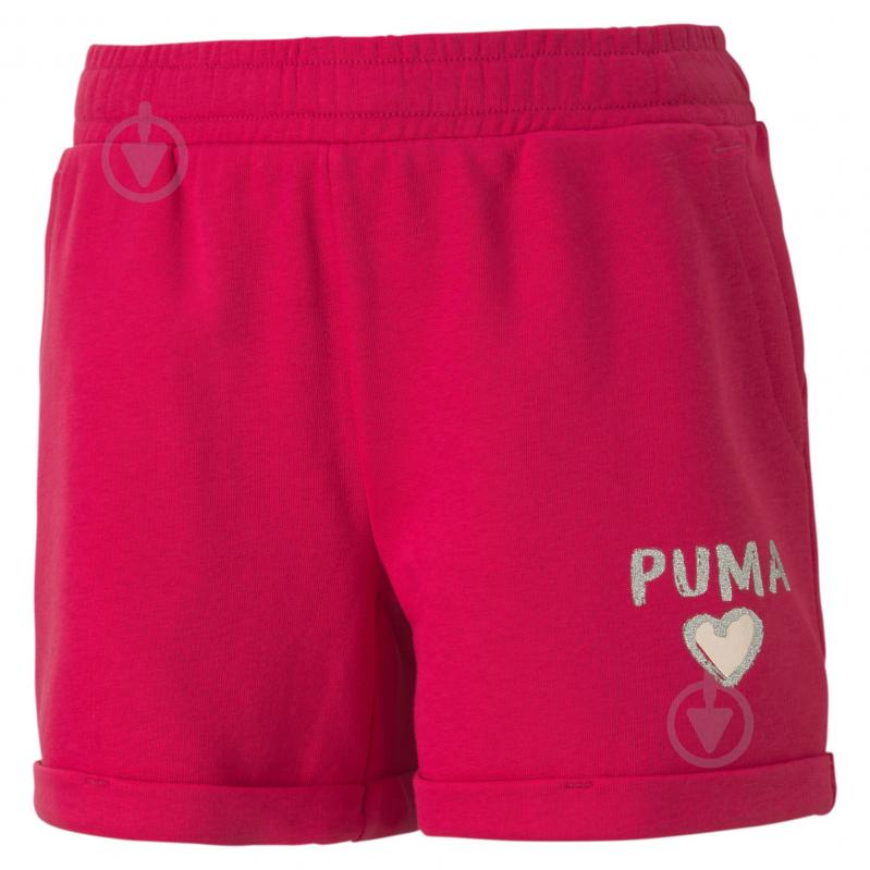 Шорти Puma Alpha Shorts 58140215 р. 128 рожевий - фото 1