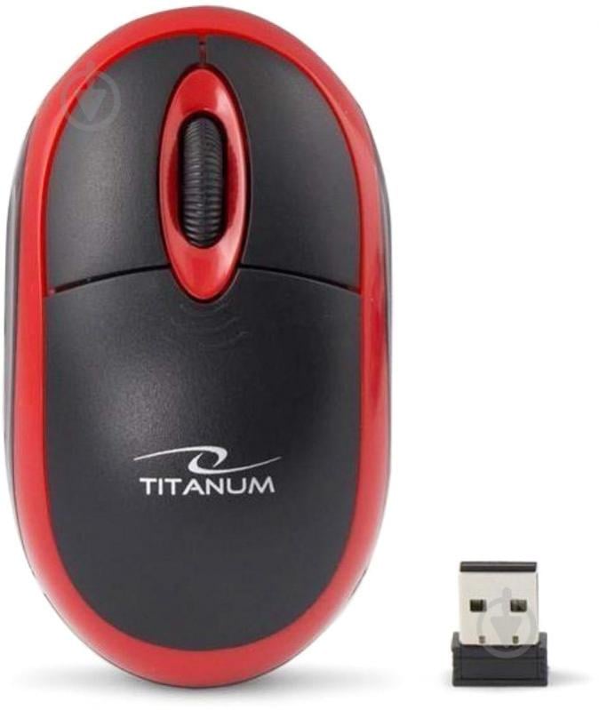 Мышь ESPERANZA Titanum TM116R black/red - фото 1