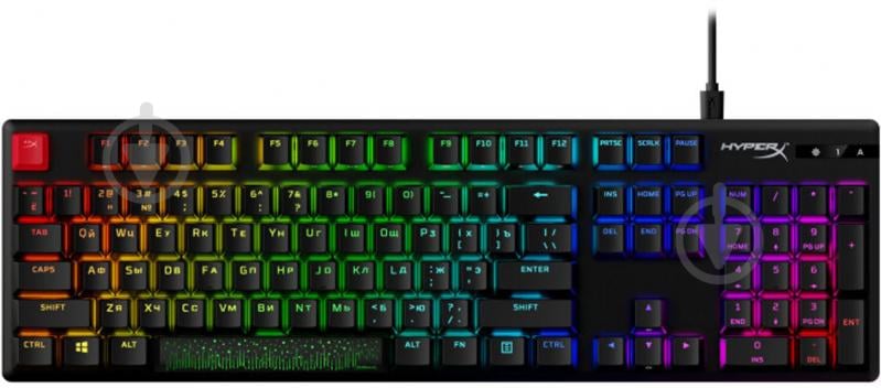 Клавіатура ігрова HyperX Alloy Origins PBT HX USB (639N3AA) black - фото 5