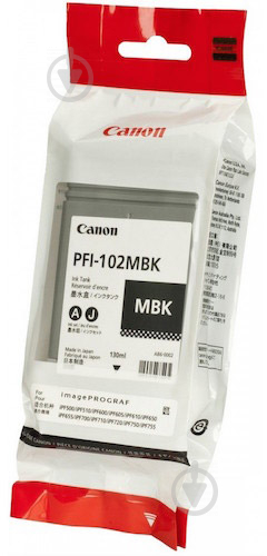 Картридж Canon PFI-102MBk черный black - фото 2