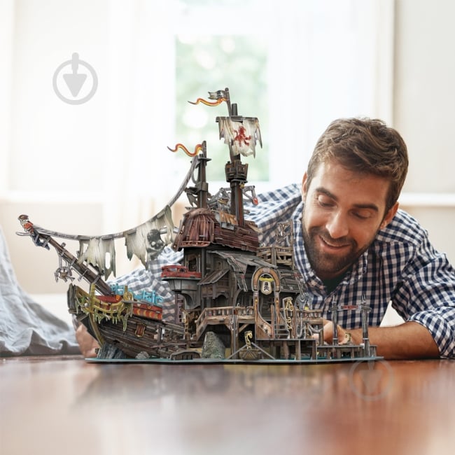 3D-пазл CubicFun Піратський корабель Тортуга CubicFun T4039h - фото 4