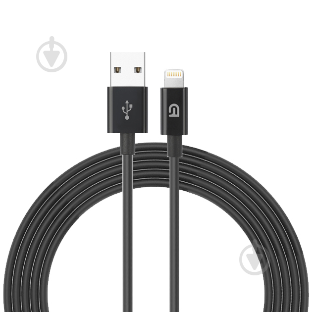 Кабель Armorstandart AMD818BL Lightning to USB Cable 1.2m black (ARM64373) 1,2 м black (ARM64373) - фото 1