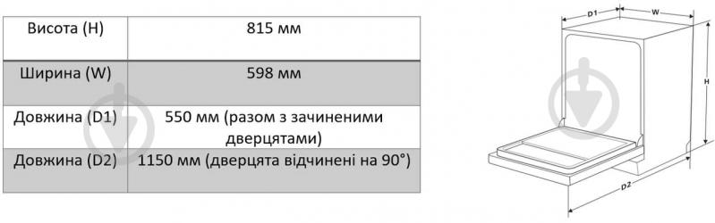 Вбудовувана посудомийна машина Interline DWI 760 DSV WA - фото 25