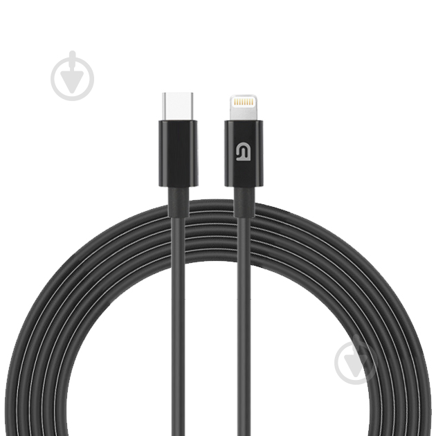 Кабель Armorstandart AMQGJ2B Lightning to USB-C Cable 1m black (ARM64293) 1 м black (ARM64293) - фото 1