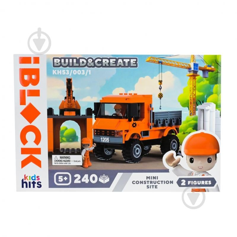 Іграшка-конструктор Shantou Kids hits IBLOCK JUNIOR 240 дет. KH53/003/1 - фото 2