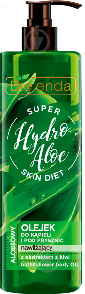 Гель для душу Bielenda Super Skin Diet Hydro Aloe 400 мл - фото 1