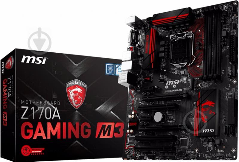 Материнська плата MSI Z170A GAMING M3 (Socket 1151, Intel Z170, ATX) - фото 3