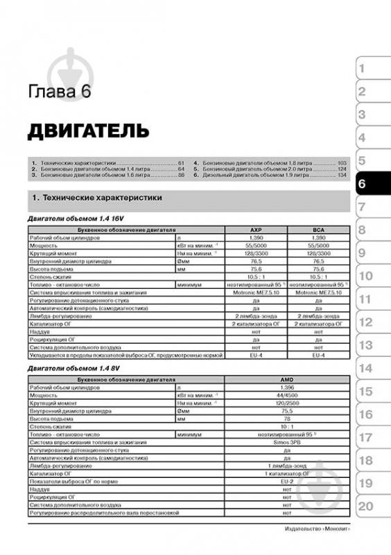 Книга «Skoda Octavia / Octavia Tour рем 96-10 Монолит б/д» 978-617-537-052-0 - фото 2