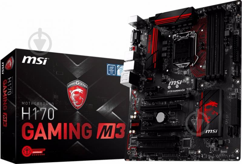 Материнська плата MSI H170 GAMING M3 (Socket 1151, Intel H170, ATX) - фото 3