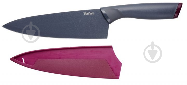 Ніж шеф-кухаря Fresh Kitchen 20 см з чохлом K1220205 Tefal - фото 9