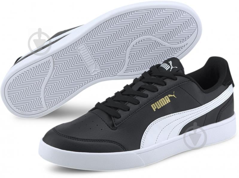 Кроссовки мужские демисезонные Puma Shuffle 30966804 р.40,5 черные - фото 2