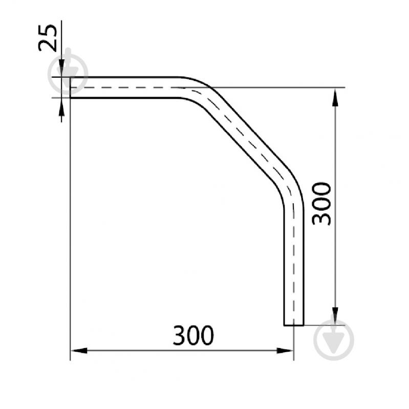 Кут DC ламаний R-32B для труби d25 - фото 2