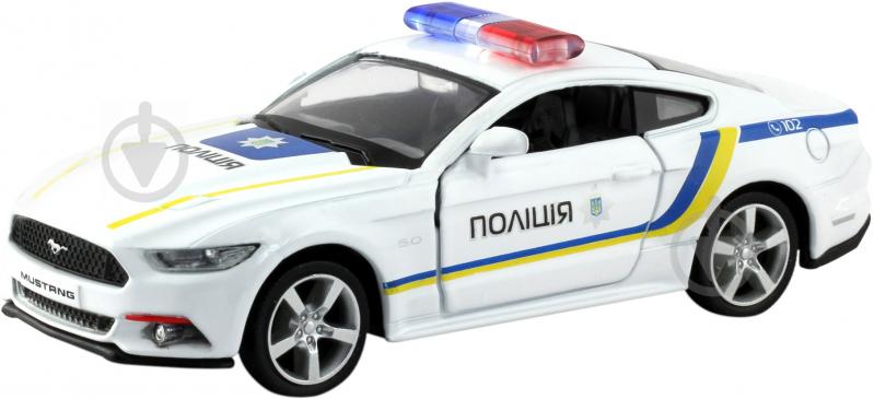 Полицейская машина Uni Fortune Ford Mustang 2015 Ukrainian Police Car 1:32 554029P-UKR - фото 1