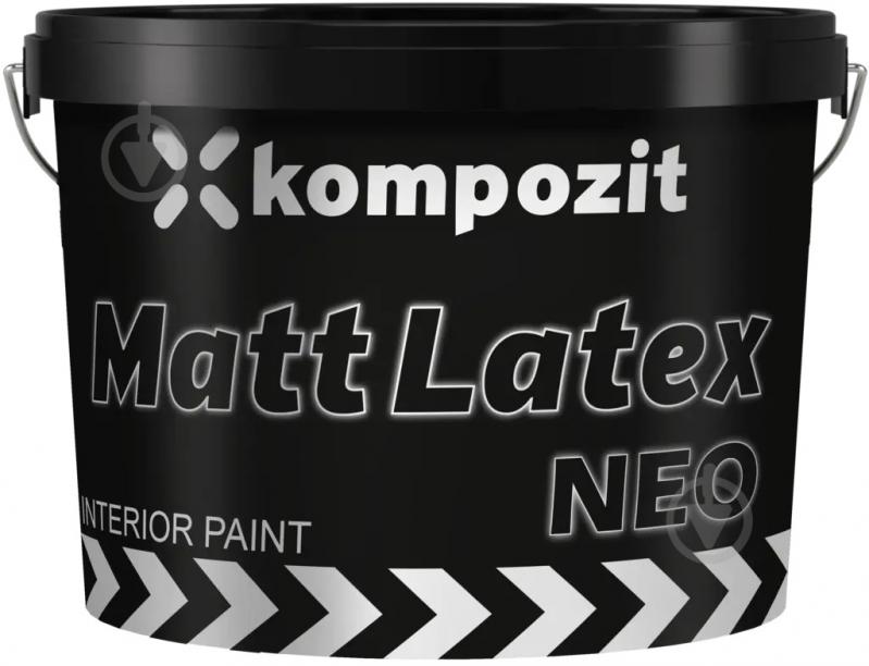 Фарба інтер'єрна латексна Kompozit MATT LATEX NEO глибокий мат 4,2 кг - фото 1