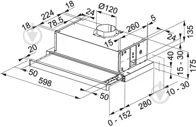 Вытяжка Franke Flexa FTC 532L GR / XS - фото 3