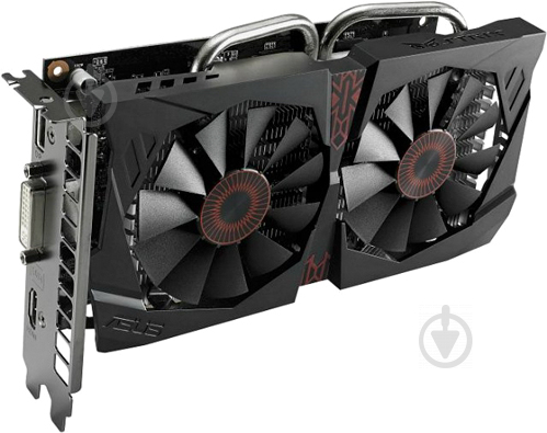 Видеокарта Asus GeForce GTX 750 Ti Strix 2GB GDDR5 128bit (90YV06W1-M0NA00) - фото 1